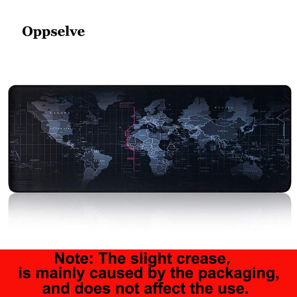 Silicone Large Mousepad Gaming Accessories Keyboard Pad Cushion XL Mouse Mat Gel World Map Print Keyboard Gel Logitech Gamer Mat