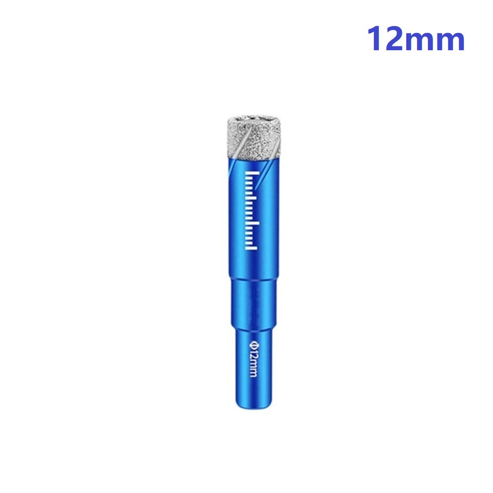 1 Pcs Drill Bit 6/8/10/12/14/16mm Durable Diamond Coated Core Bit For Glass Marble Granite Quartz Ceramic Diamond Dry Drilling: 12mm