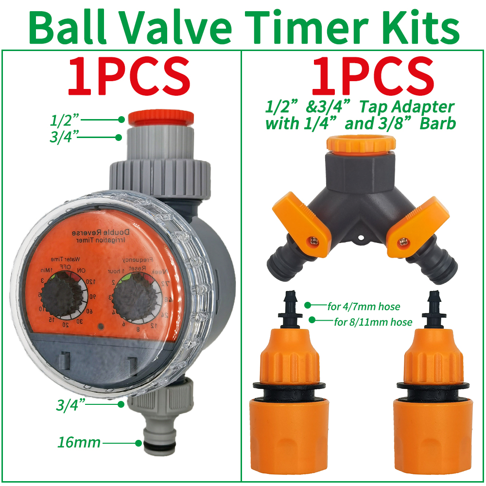 Oasis Garden Automatic Watering System Timer Rain Sensor Solar LCD Electronic Drip Irrigation Controller Greenhouse Irrigator: Lavender