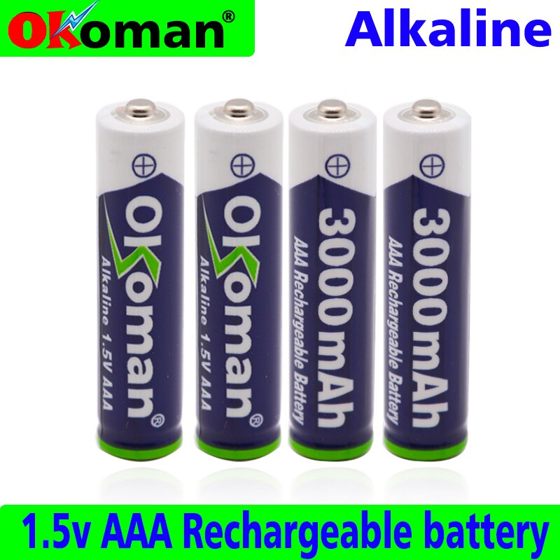 neue AAA Batterie 3000mAh 1,5 V AAA alkalisch akku für Fernbedienung Spielzeug licht Batery freies