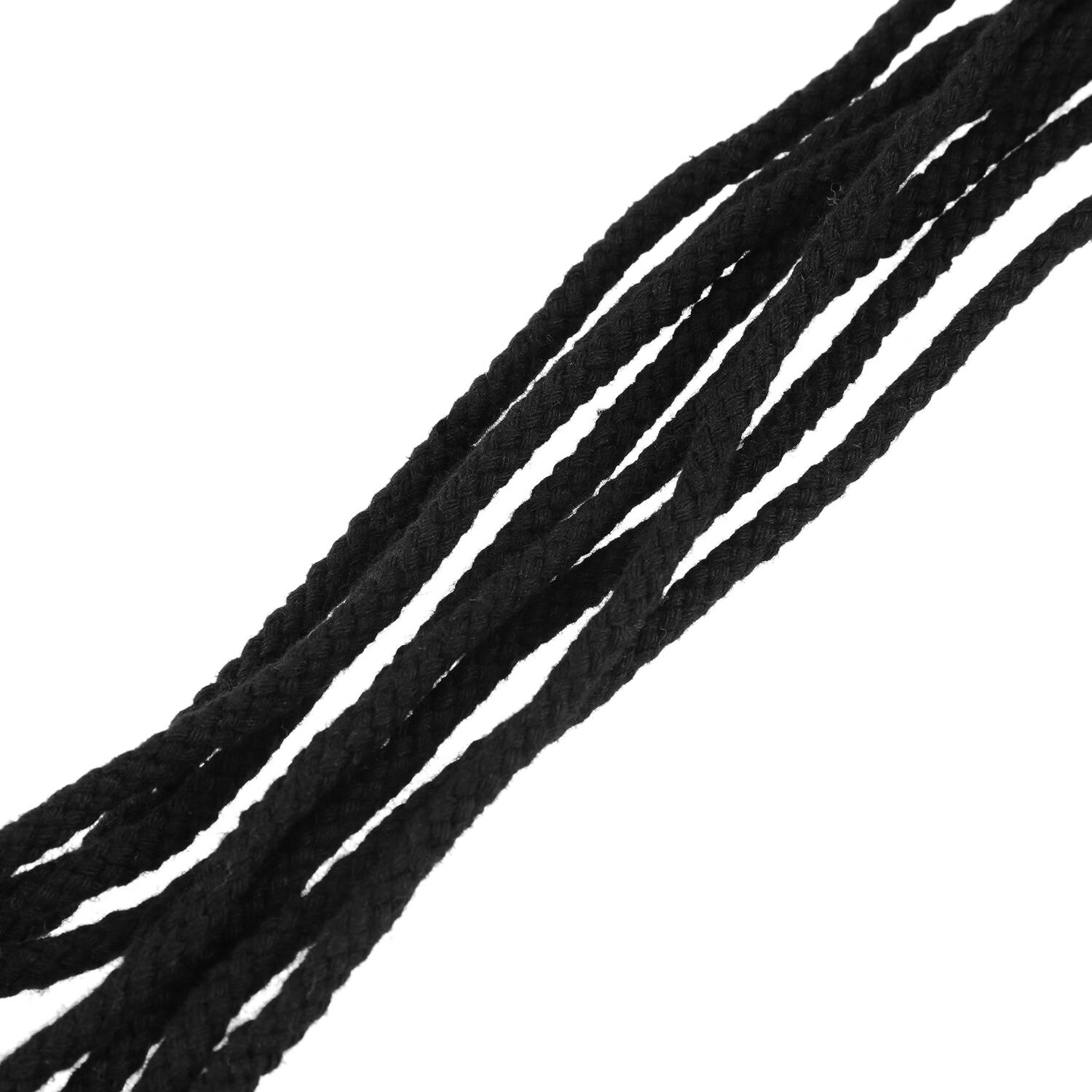 Handgemachte Natürliche Baumwolle seil Macrame Schnur Pflanzen Aufhänger Geflochtene Hängenden Korb, 92Cm Schwarz