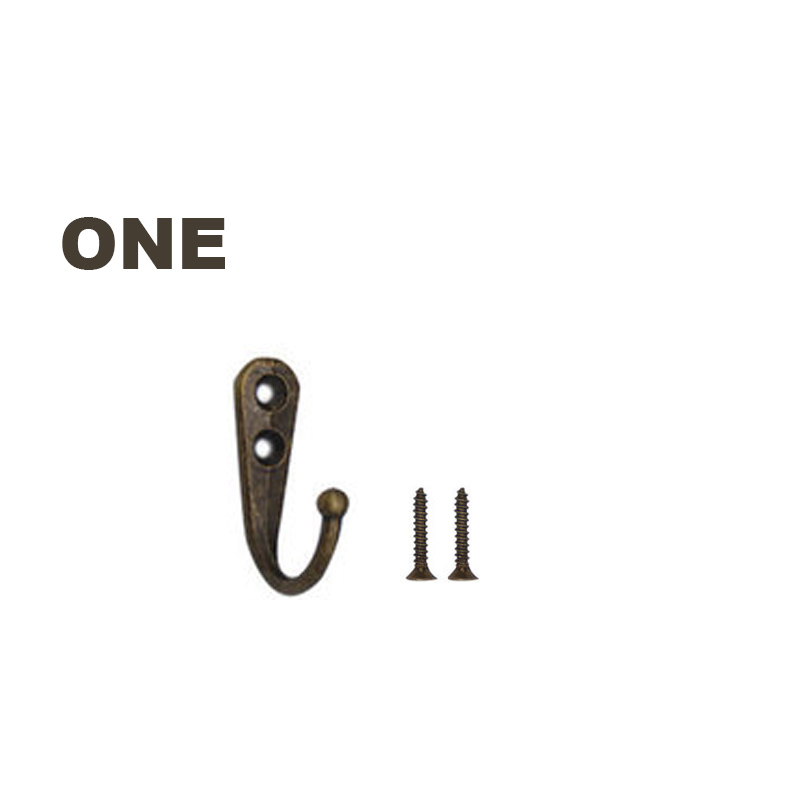 Wandkapstok 10 STKS Kapstokken Wandmontage Single Prong Robe Hook for het ophangen van handdoekhaken met schroeven for tassen, hoed, pet, sjaal, beker Kapstok (Color : Silvery-10pcs