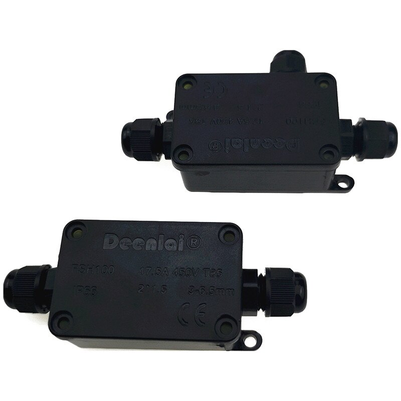 Boîte de jonction électrique, Mini boîte de jonction étanche en plastique pour câble extérieur: A