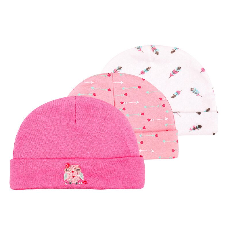 baby hat boy girl cotton born newborn baby hat child baby hat 0-6M