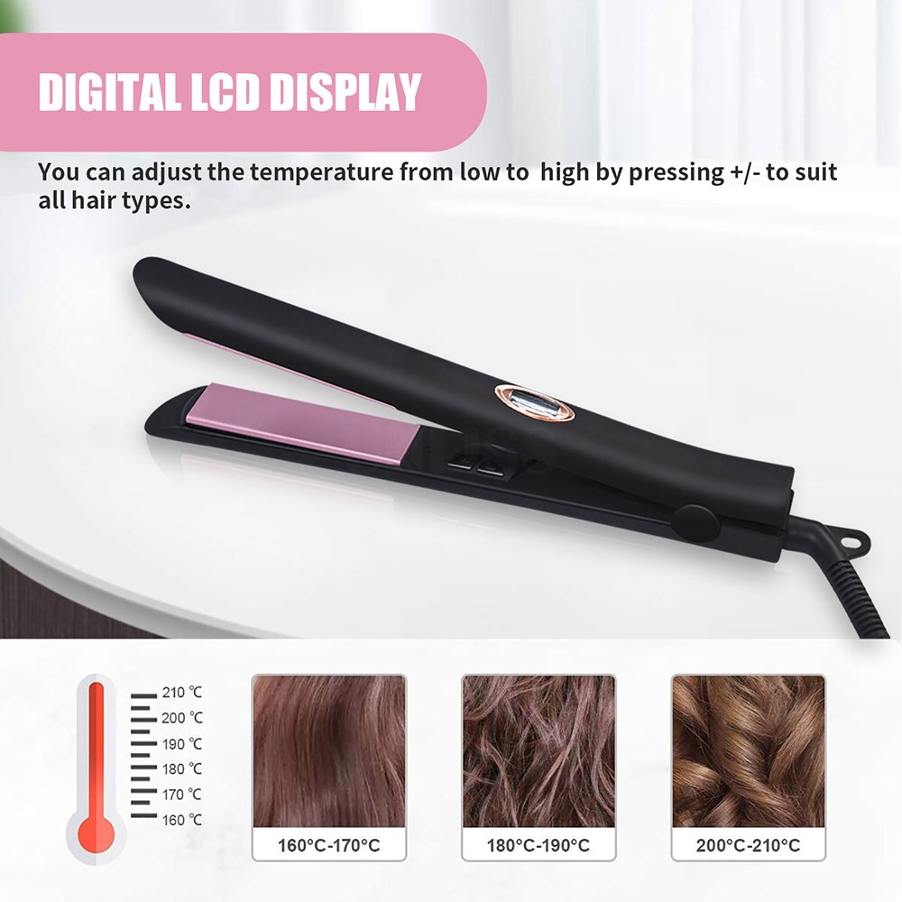 Mini Hair Straightener Ceramic Flat Iron Hair Straighterning Styling Tools Hair Crimper Hair Iron Straighteners