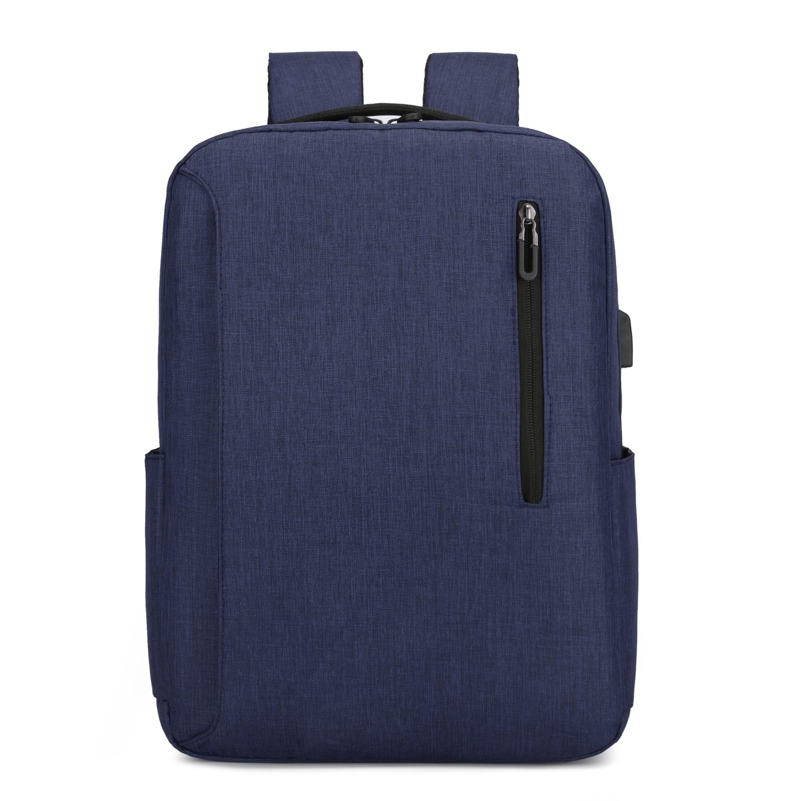 Male Backpack Nylon 15.6 Inch Laptop Men Backpack Usb Rucksack Male Anti Theft Bagpack School Bag Fo Teenager Boys: Blue