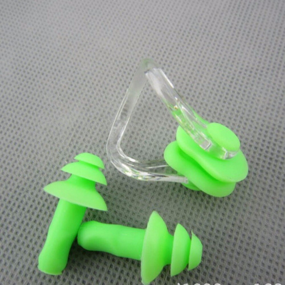 2 set/lotto Silicone nasale Splint impermeabile tappi per le orecchie piscina Piscinas accessori immersioni nuoto Multi snorkel maschera scuba surf boat