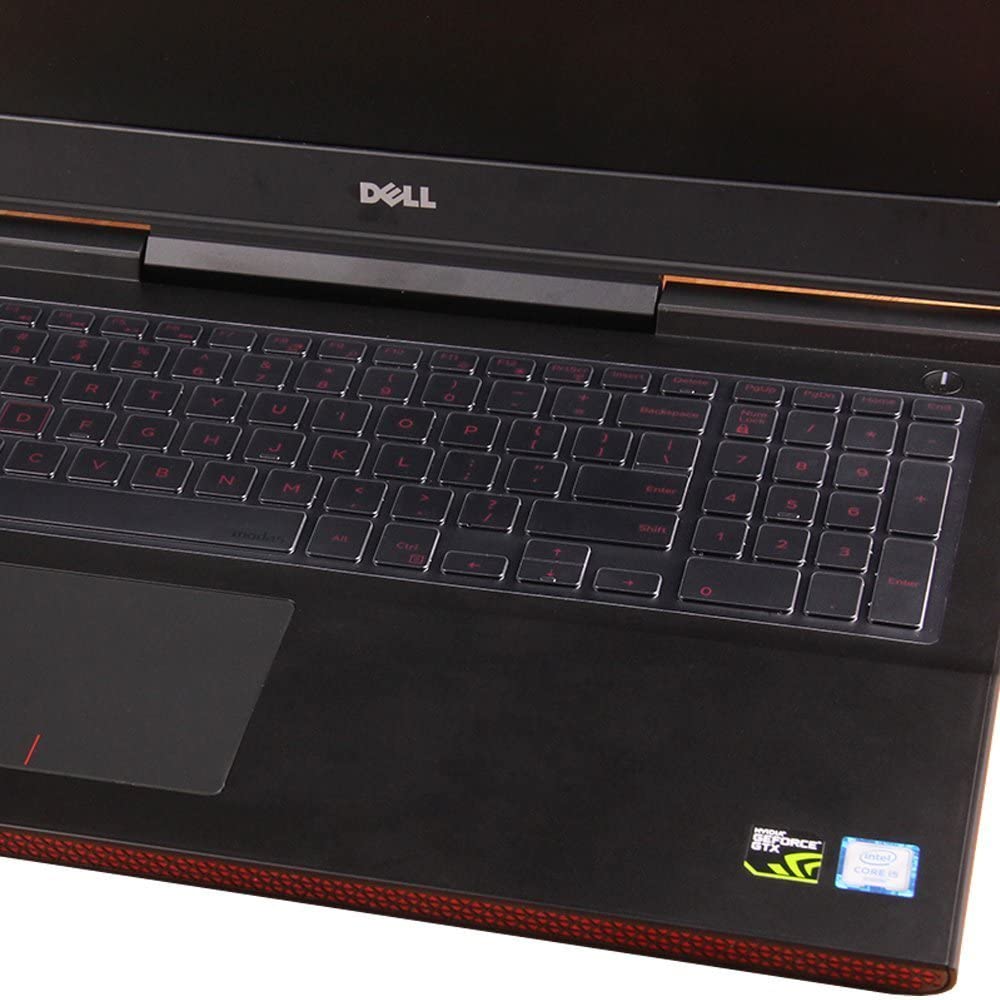 Premium Ultra Thin Keyboard Protector for 15.6 inch Dell Inspiron 15 3000 5000 and 7000 Series, 17.3 inch Dell Inspiron 17 5000
