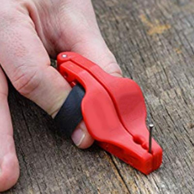Plastic Nails Holder Safety Nail Finger Protector For Hammering Nailer Guide Safety Easy To Position Nailing Finger Protector