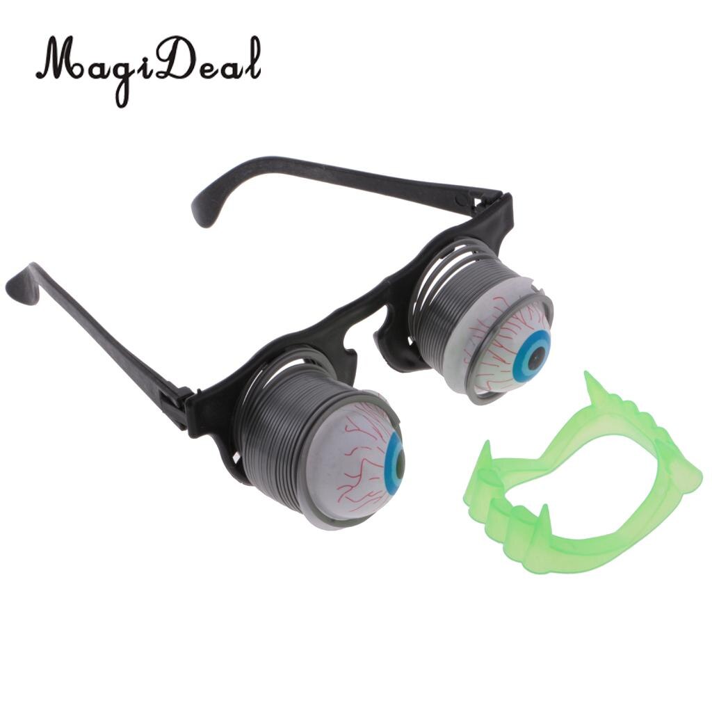 MagiDeal Pop Out Eyes Glasses Droopy Eyes Spring Glasses Halloween Costume Party Joke: Default Title