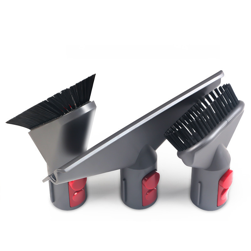 Applicable to V8 Dyson Vacuum Cleaner Accessories Suction Head V7 V10 V11 V12 V15 Brush Brush Head Set: Dark Grey