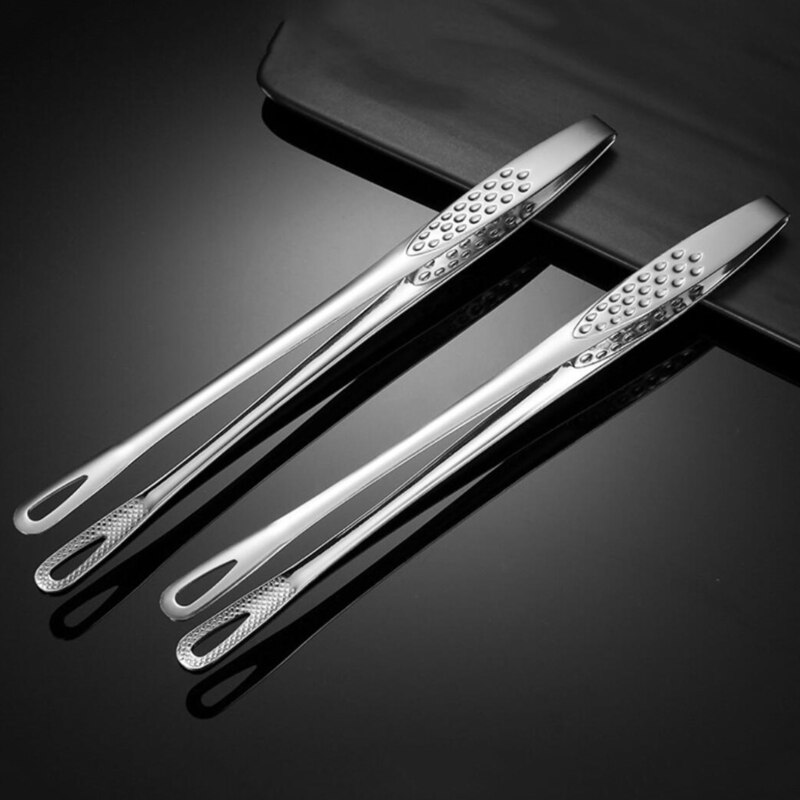 Rustfritt stål grillklemme japansk matte tang stekt fisk ngo server kjøkken tilbehør