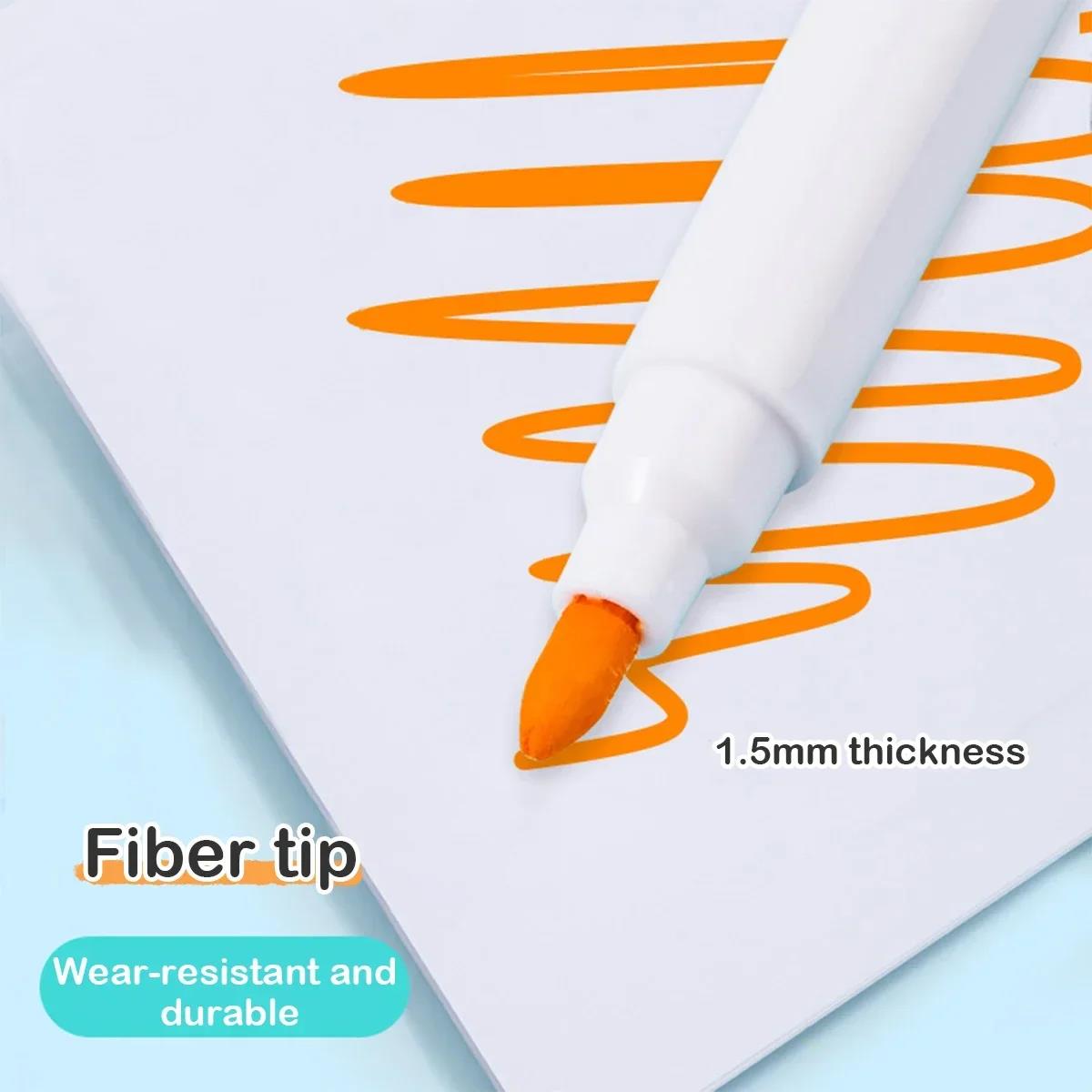 8 kleuren magnetische uitwisbare whiteboardstift, kleuropties, nummering, schrijfwaren, schoolbenodigdheden voor het schoolbord, notities voor leerlingen