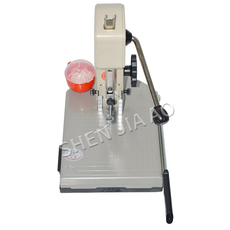 Desktop Manual Binding Machine With Knife Financial Credentials Document File Binding Machine Manual Drilling Machine 1PC