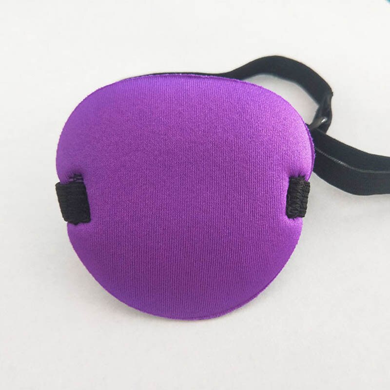 Single-eyed Upscale Silk Sleep Eye Mask One -eyed Amblyopia Trainer Eyeshade Portable Soft Eye Patch Sleeping Mask Case