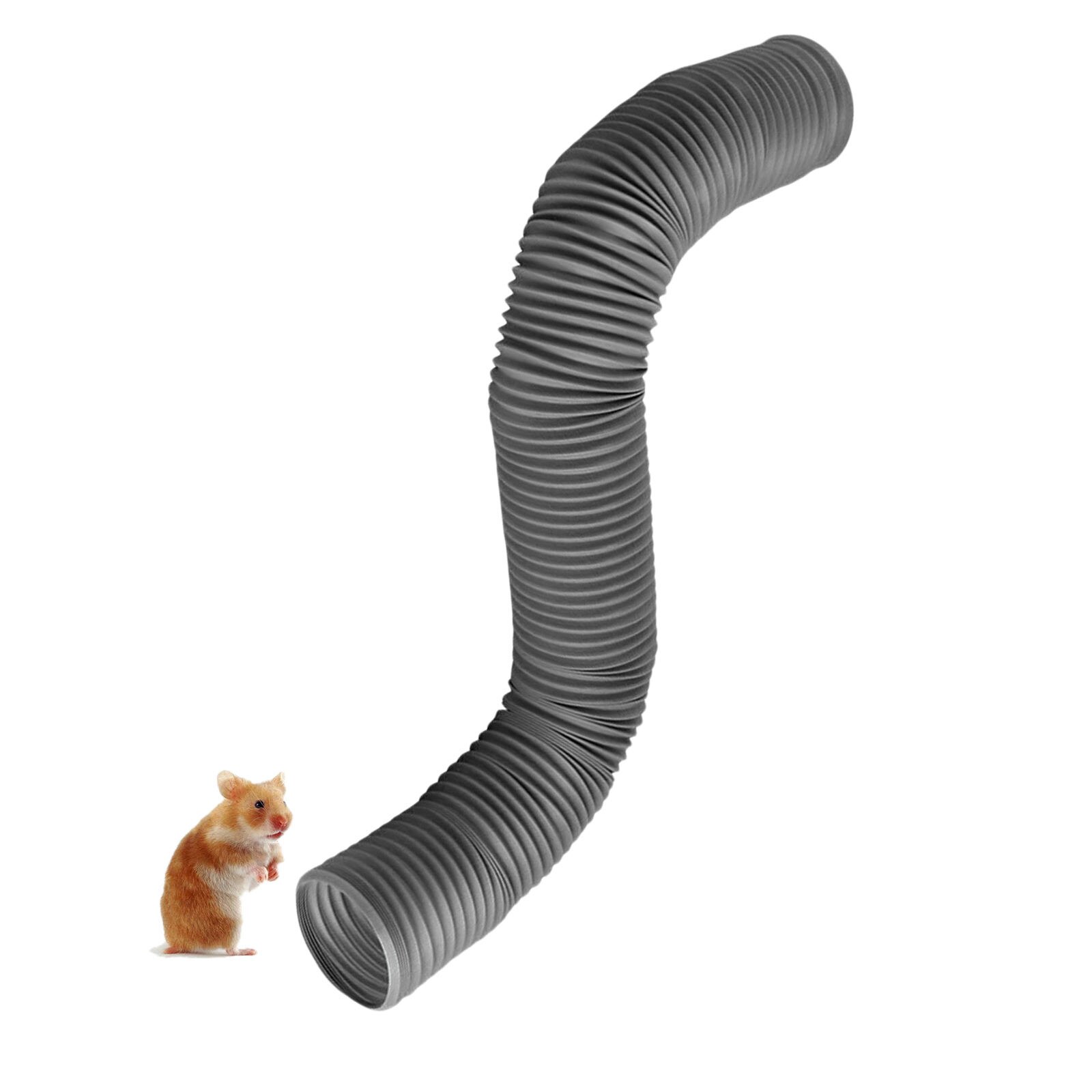 Kat Tunnels Crinkle Inklapbare Buis Dieren Hideaway Speelgoed Training Indoor Interactieve Doolhof Voor Konijnen Bunny Kittens Honden: Gray