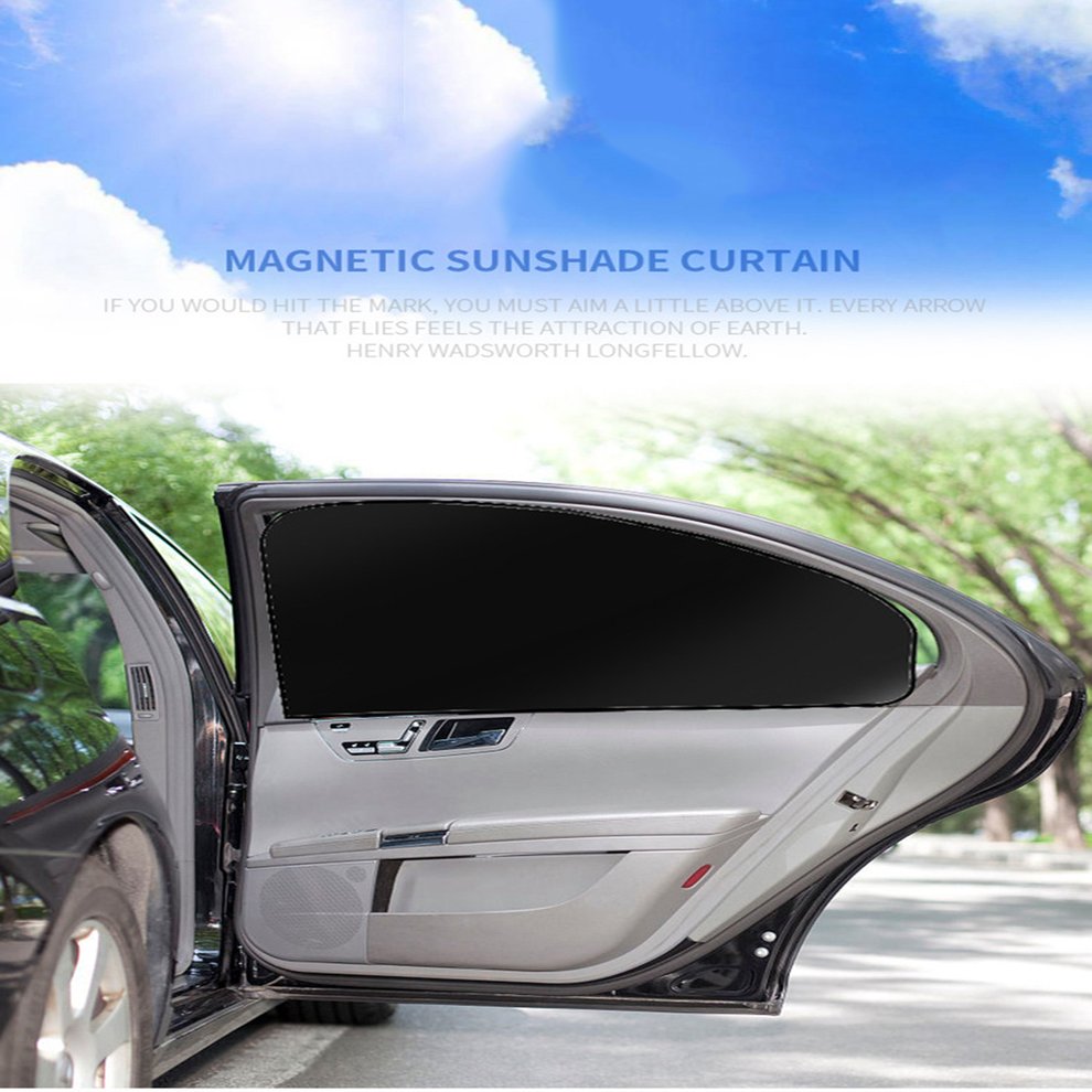 2PCS Universal Sun Shades Side Seat Car Window Socks Baby Kids Protection Shadow Cover UV Protection Car Sun Shade