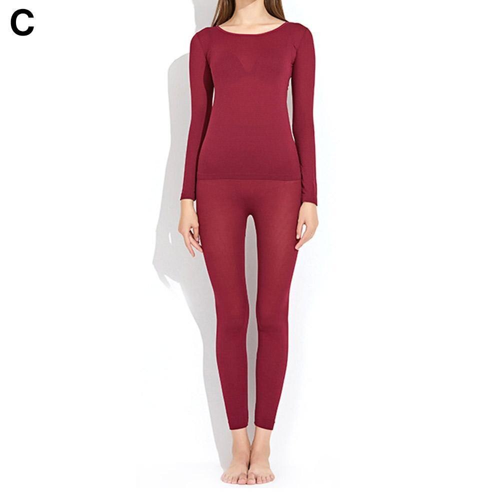 Termostatiska termounderkläder för kvinnor män lätt vinterelastiska termounderkläder varma f dam långa för manliga set  a8 q 9: C