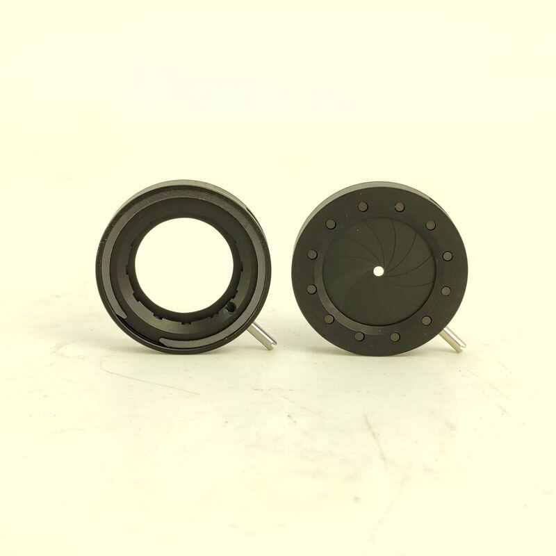 1.2-18mm Iris Aperture Adjustable Camera Microscope Optical Mechanical Diaphragm