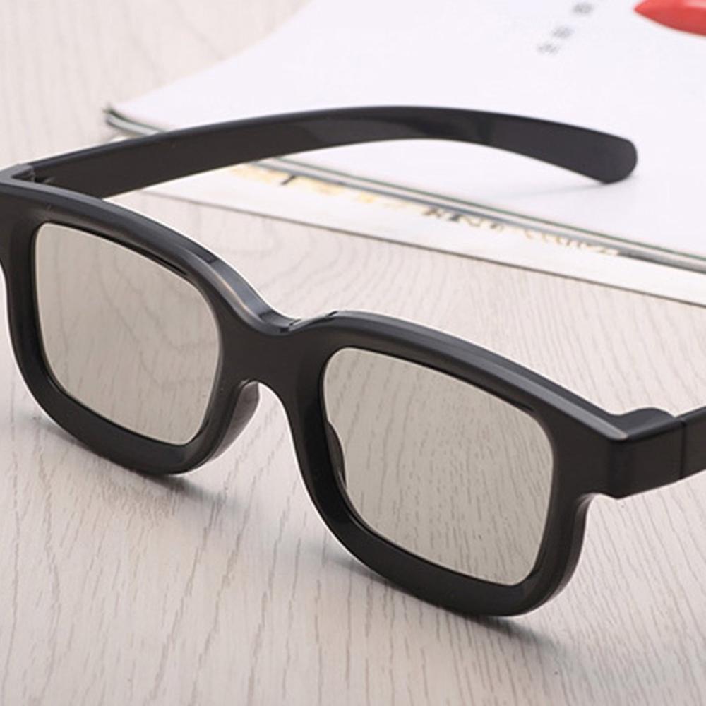 Universele Passieve Unisex Abs Frame 3D Bril Circulair Gepolariseerde Lenzen Voor Gepolariseerde Tv Real 3D Bioscopen Voor Sony Tv Voor lg Tv
