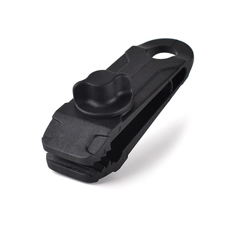 1PC Canopy Clip Awning Windproof Fixed Buckle Plastic Accessories Multi-function Wind Rope Nylon Black Clips: Default Title