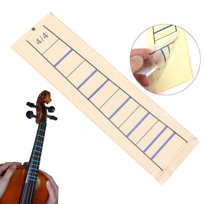 1Pc Violin Fretboard Sticker Tape Fiddle Fingerboard Chart Marker Finger For 4/4 useful