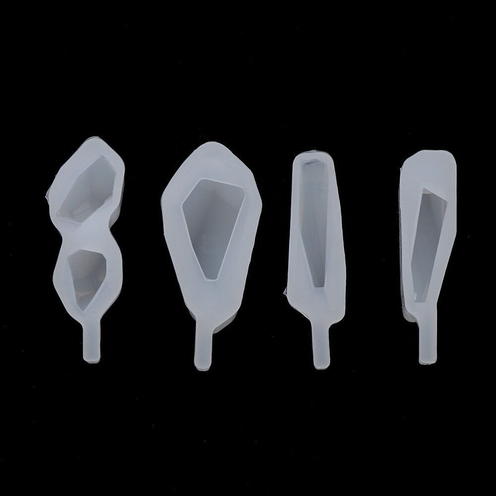 Moules En Silicone Pour Résine époxy - Formes Cœur, étoile, Fleur, Goutte - Pour Pendentifs, Boucles D'oreilles DIY - 2 Pièces