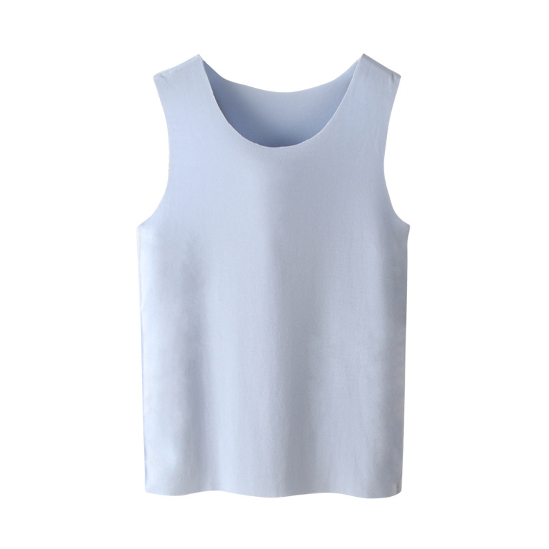 Running Chick Modale Meisje Zomer Top Jongens Tank Top En: Beige