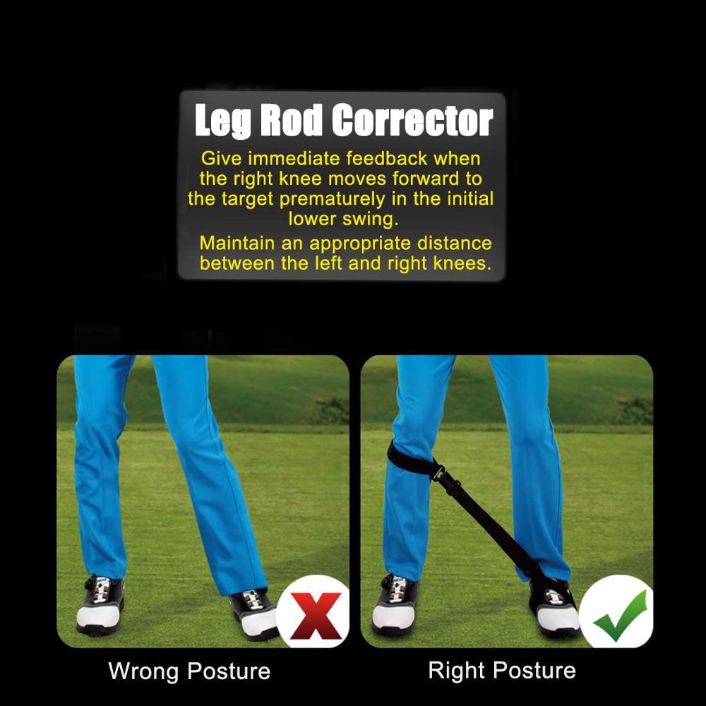 5pcs/SET Golf Swing Training ,Elbow Correction,Aids Combo- Arm Band, Wrist Hinge Trainer, Wrist Brace Band, Leg Rod Corrector