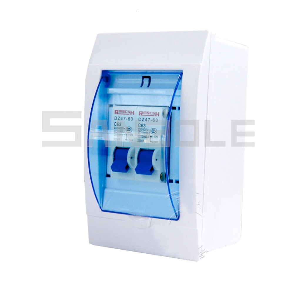 Circuit Breaker Case 2-3P Electric Leakage Protect Box For PZ30 Distribution Household Concealed Suit 2-3 Position