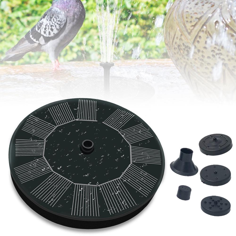 Solar Fontein Pomp Draagbare Drijvende Zonne-energie Fontein Pomp Voor Vogelbad Tuin Achtertuin Vijver Tuin Decor