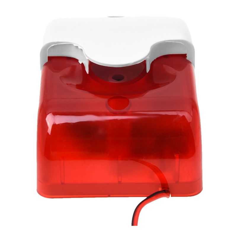 Mini 12 Volt Security Alarm Siren Red Light Replacement