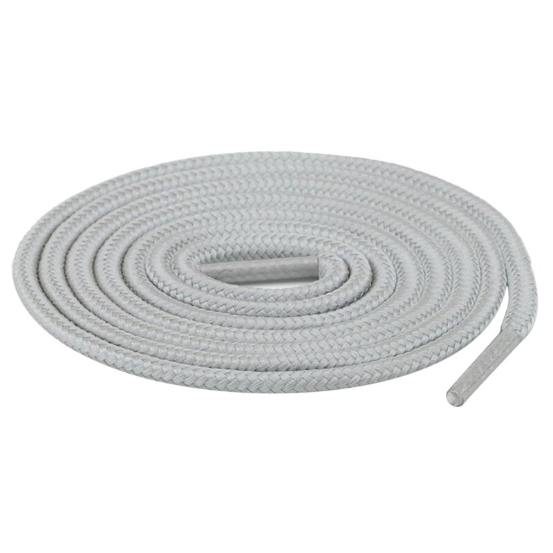 120cm lacets ronds Sneaker lacets de chaussures cordes lacets bottillons couleur unie botte de Sport dentelle chaussure athlétique ficelle 2 pièces/ensemble: grey