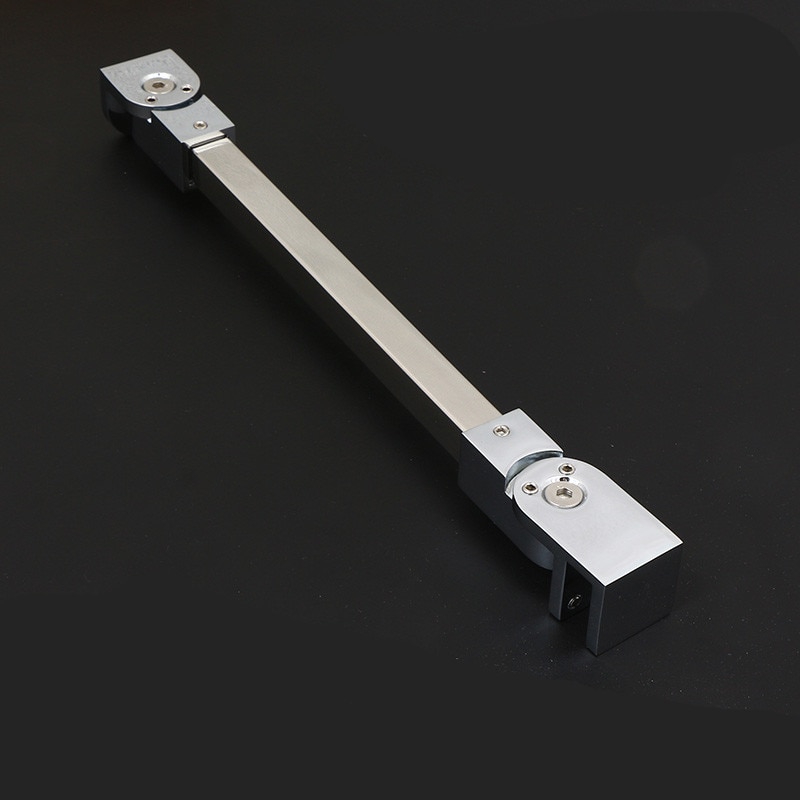 Stainless steel Shower Glass door fixed rod/clip,Bathroom glass support bar,length 30/60/70cm(LG002)