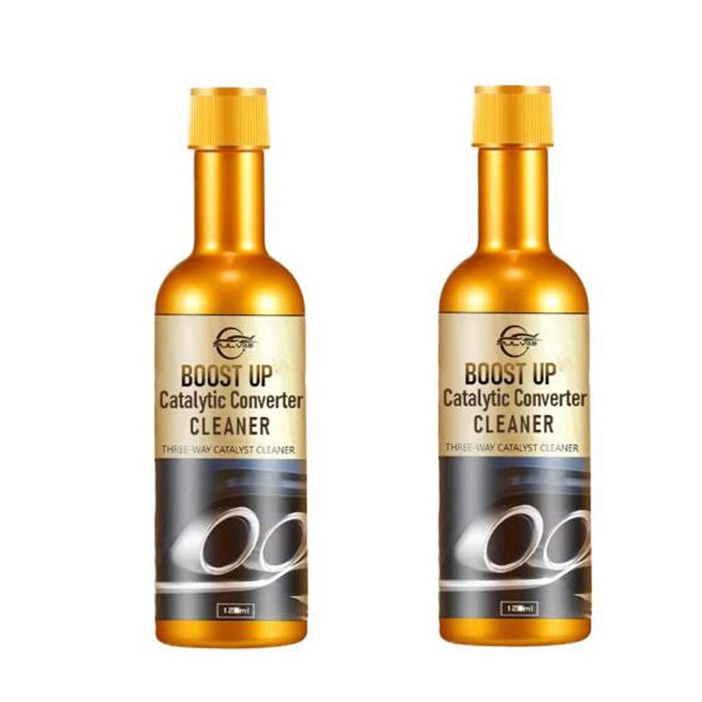 2 stücke Katalysator Reiniger Motor Booster Reiniger Sicher Für Benzin Reduzieren Kraftstoff Verbrauch 120ml: 2 pcs