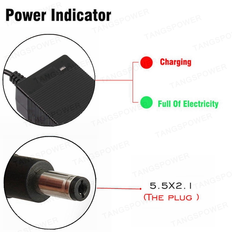 54.6V 2A Lithium Battery Charger For 48V Li-ion Battery Pack Charger DC / XLR / GX16 Connector
