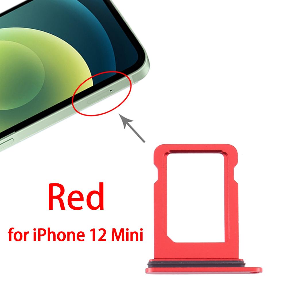 SIM Card Tray for iPhone 12/12 Mini: 12 Mini(Red)