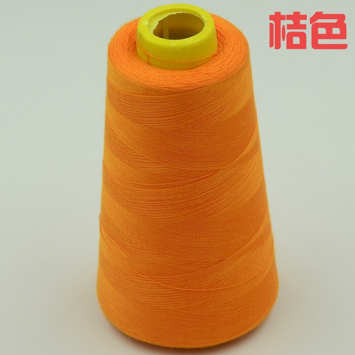 19 different colors handmade thread 2300 yards each as DIY sewing thread kit for hand machine DIY thread: orange
