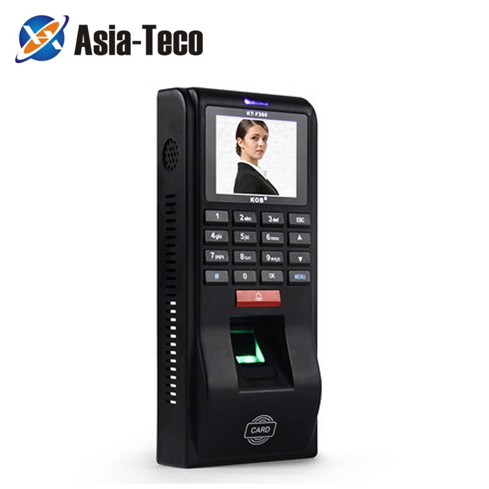 TFT Screen Linux System Standalone IC Card Reader TCP/IP Communication Fingerprint Access Control System