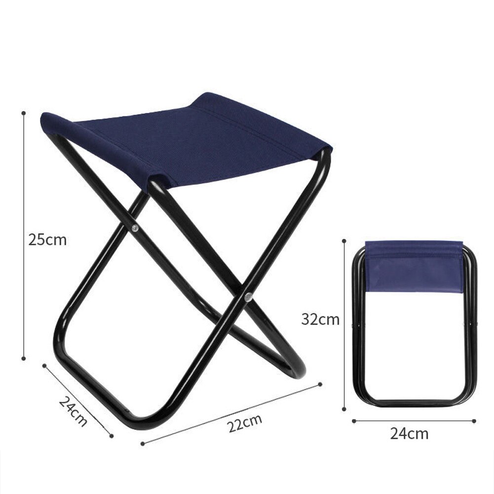 Mini Portable Folding Stool Ultra Light Outdoor Slacker Chair Hiking Fishing Camping Seat B2Cshop: Green