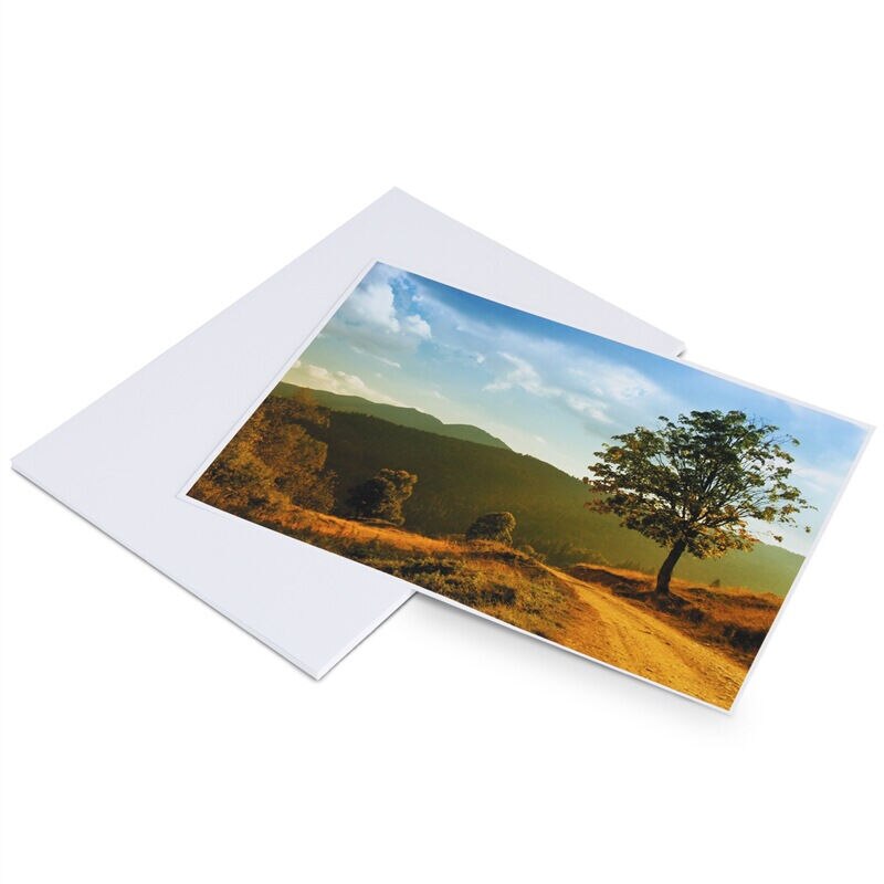 100pcs/bag Deli 3545 color ink jet paper 128g A4 photo paper 210x297mm color inkjet printing paper Matt one-side Photo Paper