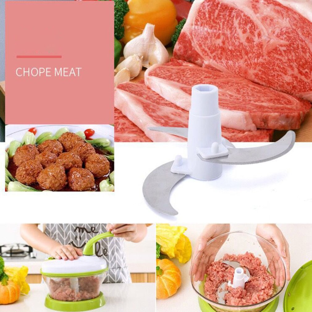 Portable Blender Manual Food Processor Multifunctional Kitchen Tools Round Spiral Vegetable Slicer Meat Grinder Chopper Mixer