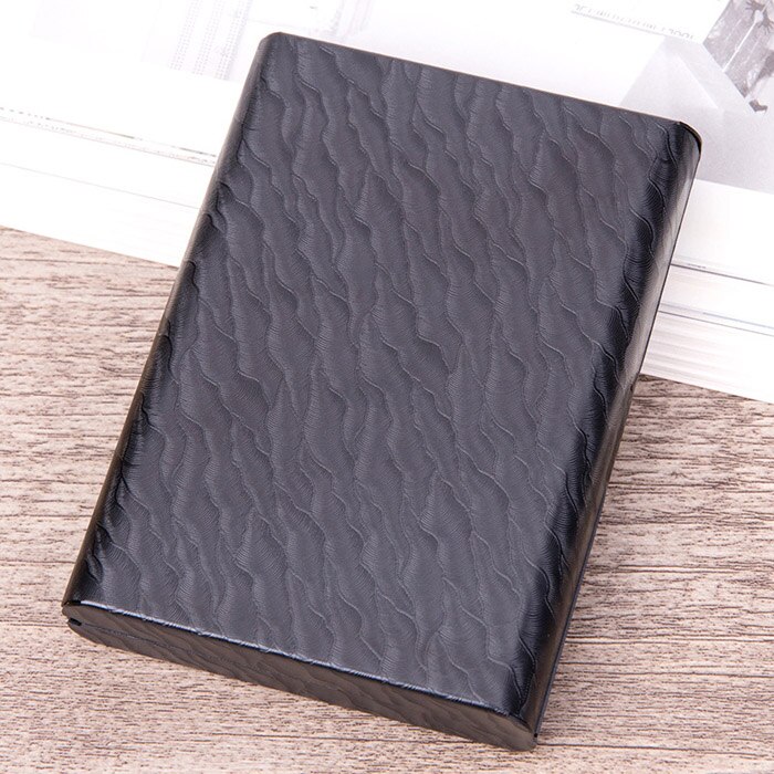 Card Holder Super Light Carbon Fiber Name ID Credit Card Holder Business Card Case Organizer For Men: Style B-Black