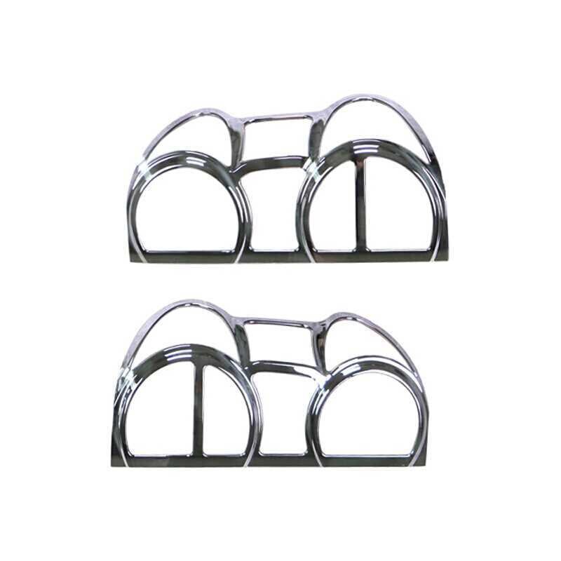 for Nissan NV200 ABS Chrome Front headlight Lamp Cover trim Rear headlight Lamp Cover trim Car styling: 2