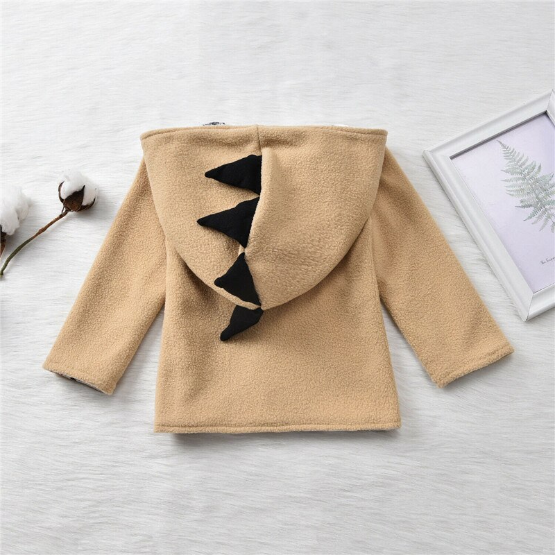 1-5 ans bébé garçons manteaux printemps automne vêtements enfant en bas âge enfants bébé garçon dinosaure manteau à capuche veste sweats à capuche pour garçons vêtements d'extérieur