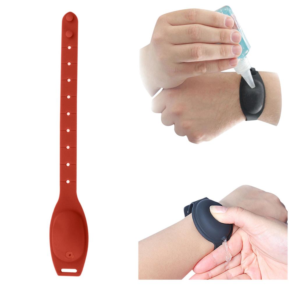 1/3PC Outdoor Adult Kid Liquid Wristband Hand Dispenser Handwash Gel With Whole Sanitizing Dispenser Bracelet Hand Bracelet: F