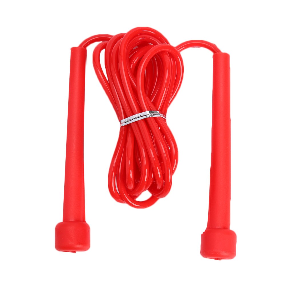 Cuerda de saltar ajustable de PVC, equipo de ejercicio de Fitness, para perder peso, gimnasio, Crossfit, entrenamiento, boxeo, deportes: Red