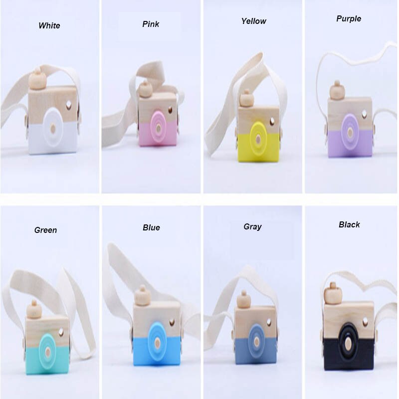 Cámara de madera para niños y bebés, juguete educativo para decoración de fotografía, de cumpleaños, producto , ,