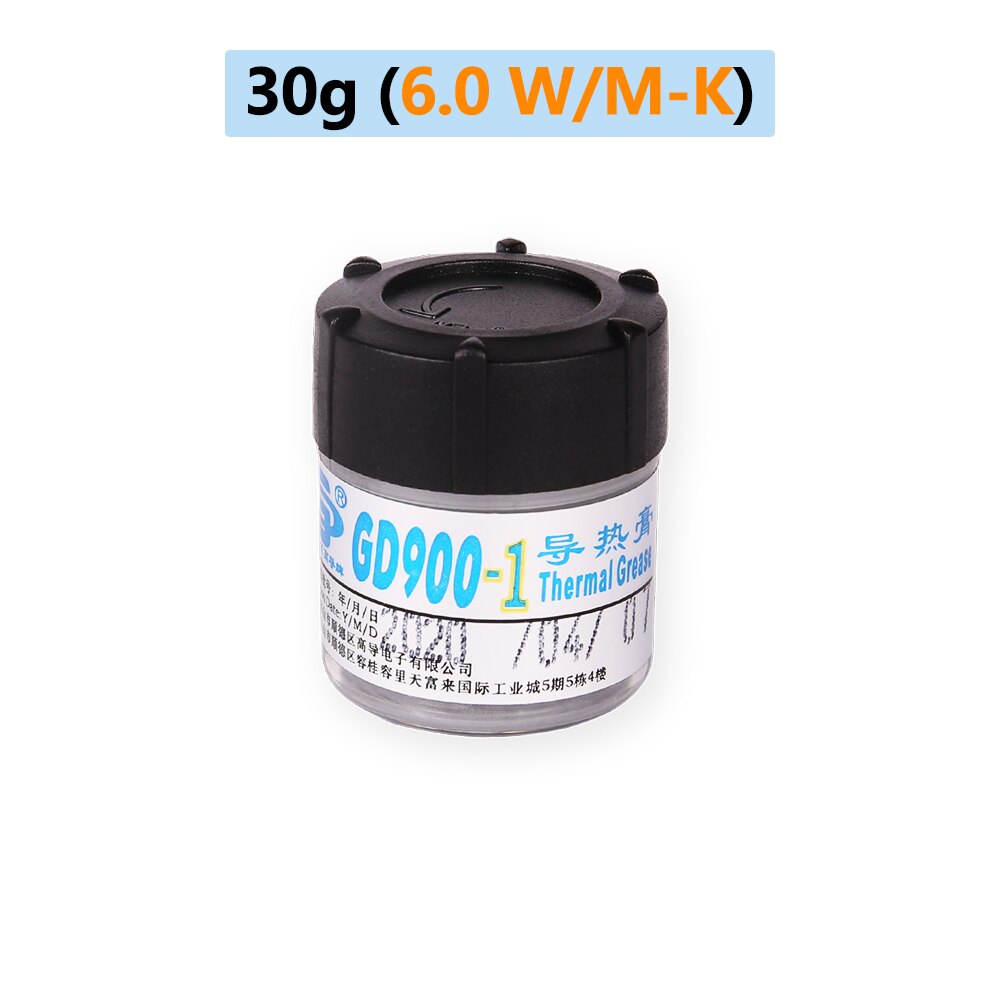 GD900 Thermal Conductive Grease Paste Silicone Plaster Heatsink Compound High Performance For CPU CN30/CN150 4.8/6W/M-K: GB900-1-CN30