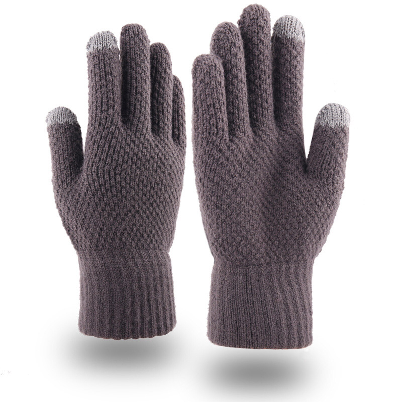 Spring Winter Men's Glove Fall And Winter Mittens Thickened Knitted Warm Woolen Gloves Pure Color Cycling Перчатки #j1p